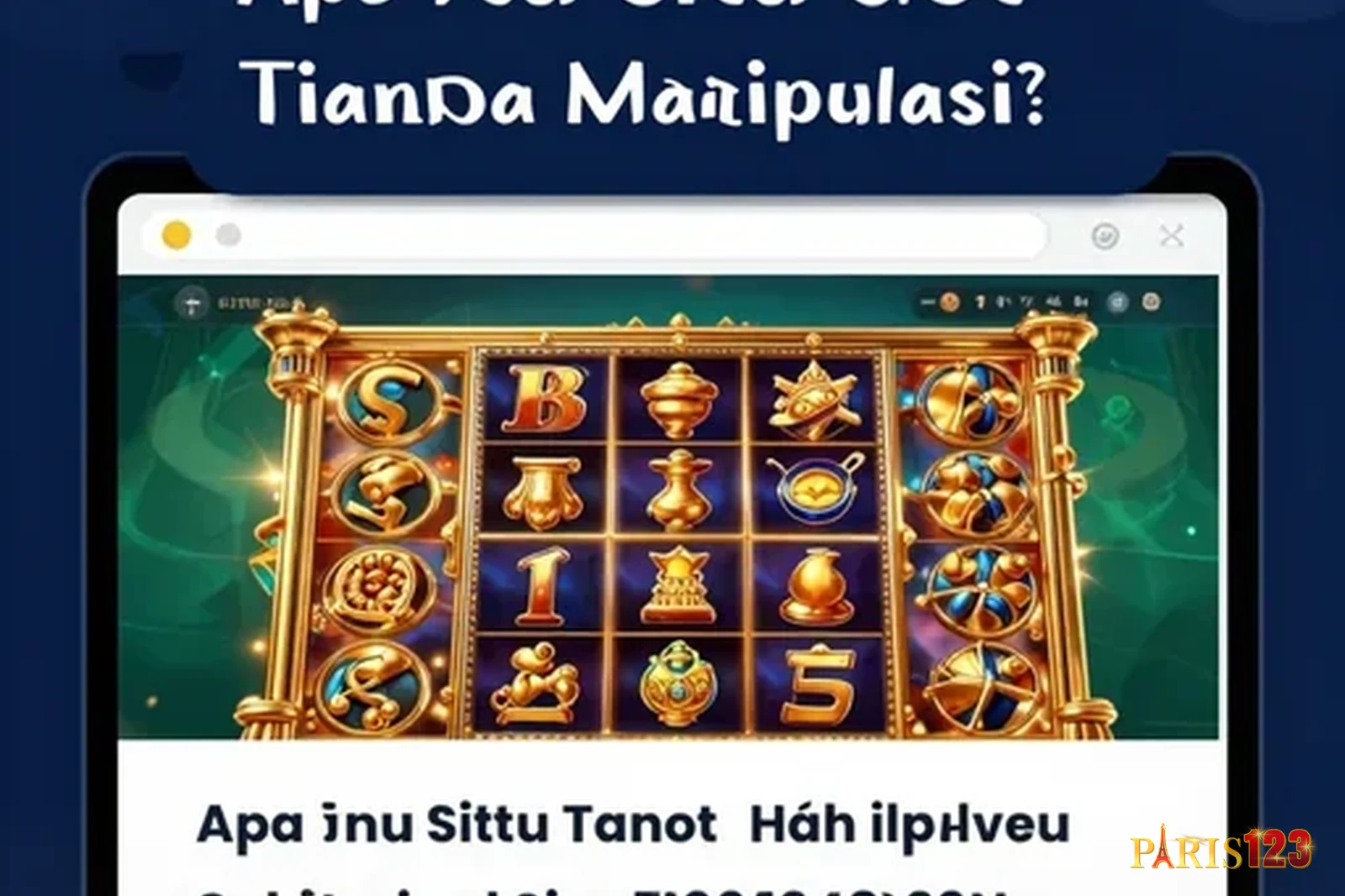 Situs Slot Tanpa Manipulasi
